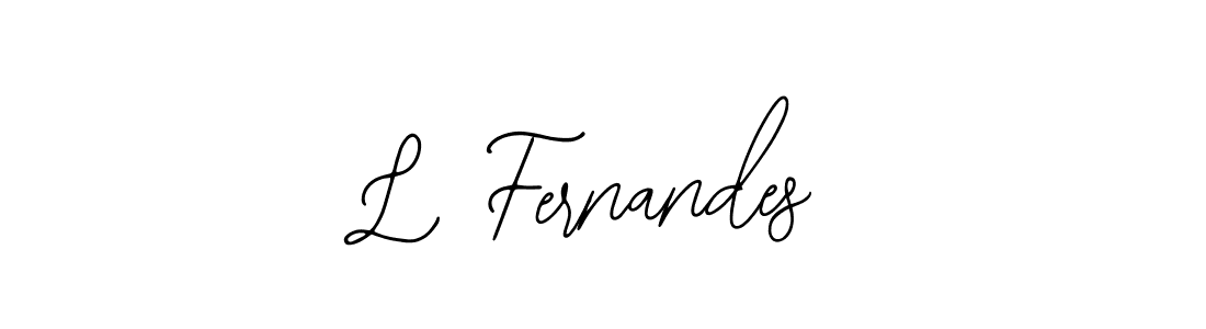 Create a beautiful signature design for name L Fernandes. With this signature (Bearetta-2O07w) fonts, you can make a handwritten signature for free. L Fernandes signature style 12 images and pictures png