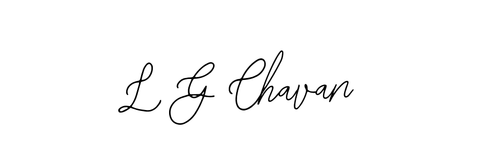 Design your own signature with our free online signature maker. With this signature software, you can create a handwritten (Bearetta-2O07w) signature for name L G Chavan. L G Chavan signature style 12 images and pictures png