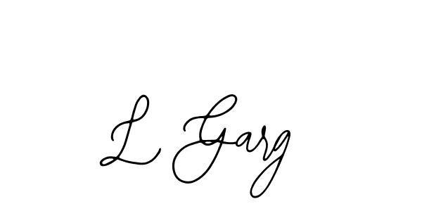 Bearetta-2O07w is a professional signature style that is perfect for those who want to add a touch of class to their signature. It is also a great choice for those who want to make their signature more unique. Get L Garg name to fancy signature for free. L Garg signature style 12 images and pictures png