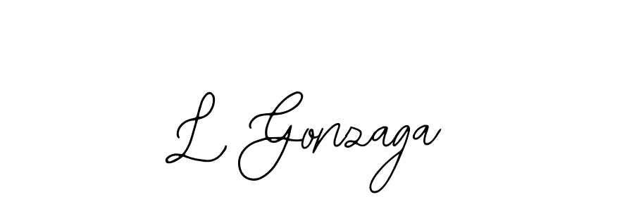 Use a signature maker to create a handwritten signature online. With this signature software, you can design (Bearetta-2O07w) your own signature for name L Gonzaga. L Gonzaga signature style 12 images and pictures png