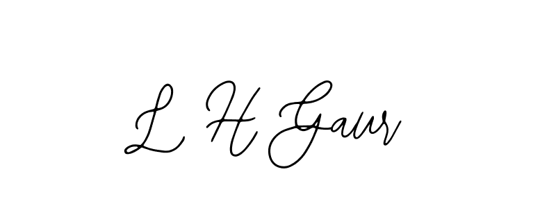 Make a beautiful signature design for name L H Gaur. Use this online signature maker to create a handwritten signature for free. L H Gaur signature style 12 images and pictures png