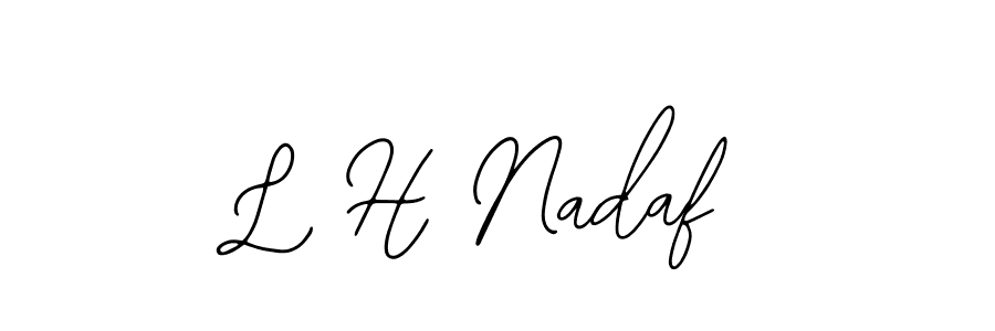 See photos of L H Nadaf official signature by Spectra . Check more albums & portfolios. Read reviews & check more about Bearetta-2O07w font. L H Nadaf signature style 12 images and pictures png