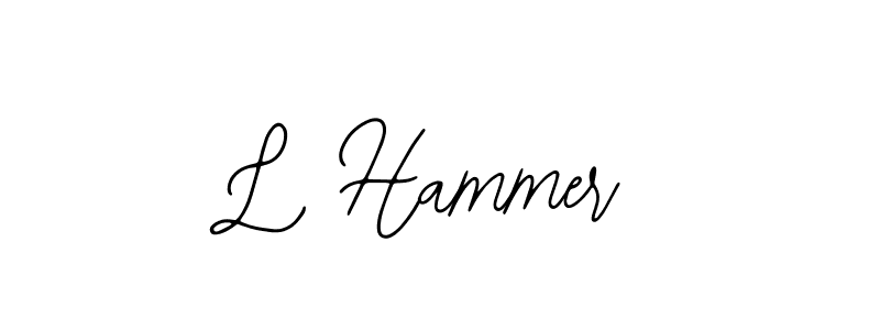 if you are searching for the best signature style for your name L Hammer. so please give up your signature search. here we have designed multiple signature styles  using Bearetta-2O07w. L Hammer signature style 12 images and pictures png