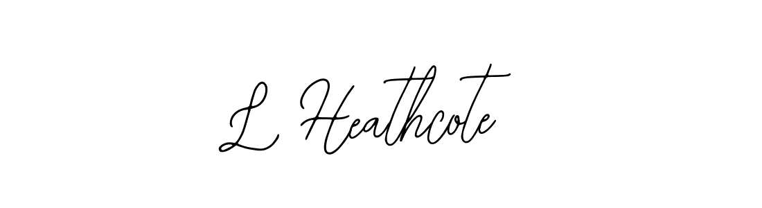 This is the best signature style for the L Heathcote name. Also you like these signature font (Bearetta-2O07w). Mix name signature. L Heathcote signature style 12 images and pictures png