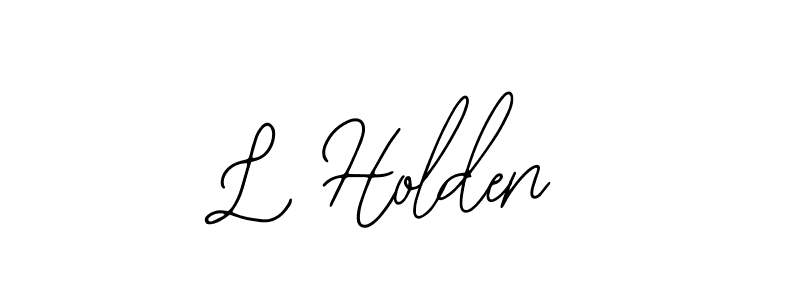 Use a signature maker to create a handwritten signature online. With this signature software, you can design (Bearetta-2O07w) your own signature for name L Holden. L Holden signature style 12 images and pictures png