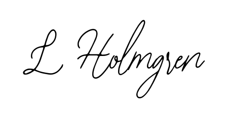 Download transparent PNG signature for name L Holmgren styled with Bearetta-2O07w font. Ready to paste directly into PDF and Word agreements. L Holmgren signature style 12 images and pictures png