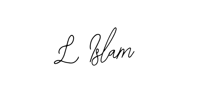 How to Draw L Islam signature style? Bearetta-2O07w is a latest design signature styles for name L Islam. L Islam signature style 12 images and pictures png