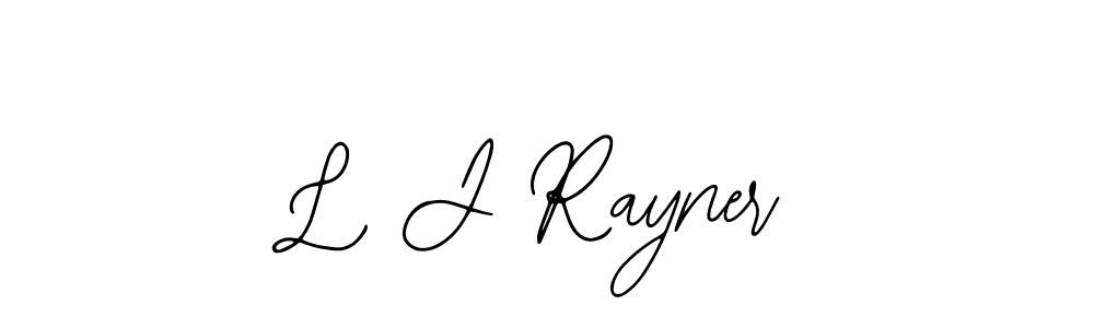 Make a beautiful signature design for name L J Rayner. With this signature (Bearetta-2O07w) style, you can create a handwritten signature for free. L J Rayner signature style 12 images and pictures png