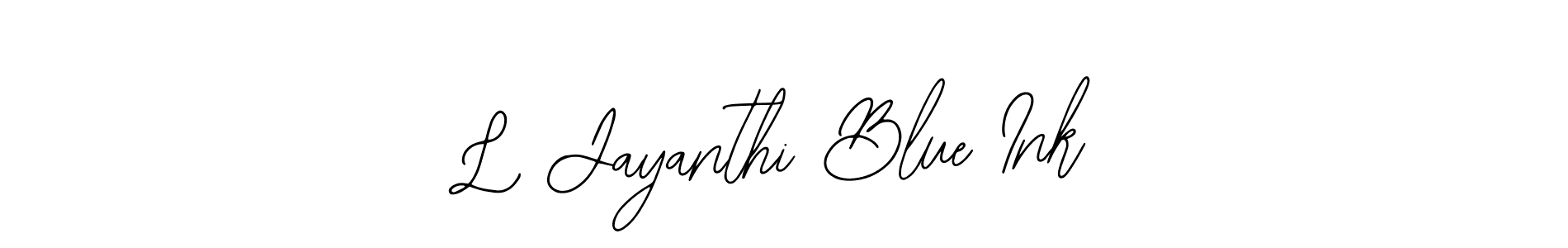 How to Draw L Jayanthi Blue Ink signature style? Bearetta-2O07w is a latest design signature styles for name L Jayanthi Blue Ink. L Jayanthi Blue Ink signature style 12 images and pictures png