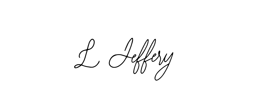 Use a signature maker to create a handwritten signature online. With this signature software, you can design (Bearetta-2O07w) your own signature for name L Jeffery. L Jeffery signature style 12 images and pictures png