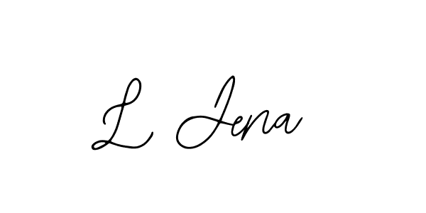 It looks lik you need a new signature style for name L Jena. Design unique handwritten (Bearetta-2O07w) signature with our free signature maker in just a few clicks. L Jena signature style 12 images and pictures png
