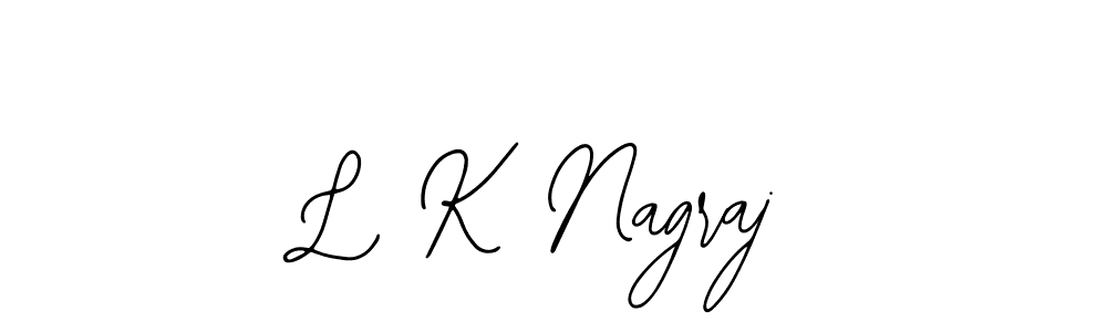 L K Nagraj stylish signature style. Best Handwritten Sign (Bearetta-2O07w) for my name. Handwritten Signature Collection Ideas for my name L K Nagraj. L K Nagraj signature style 12 images and pictures png