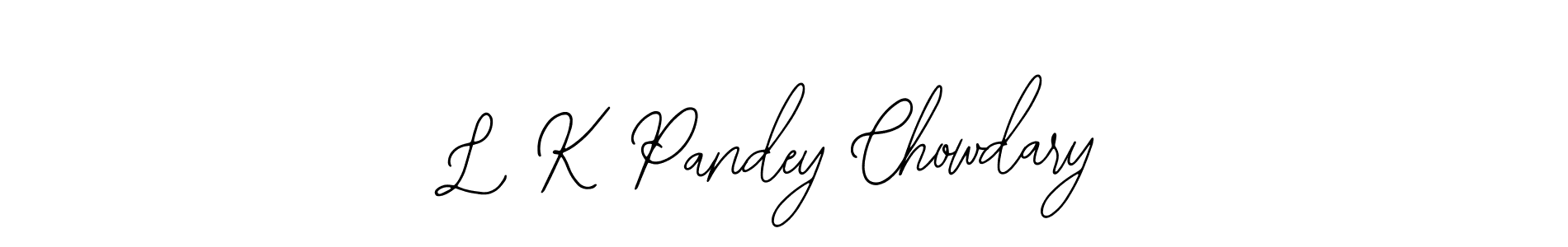 This is the best signature style for the L K Pandey Chowdary name. Also you like these signature font (Bearetta-2O07w). Mix name signature. L K Pandey Chowdary signature style 12 images and pictures png