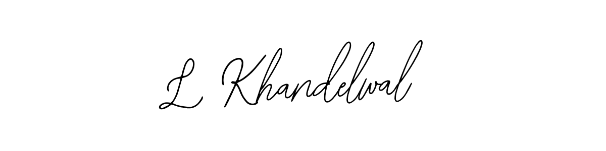 Best and Professional Signature Style for L Khandelwal. Bearetta-2O07w Best Signature Style Collection. L Khandelwal signature style 12 images and pictures png