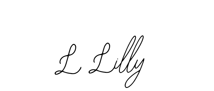 How to make L Lilly signature? Bearetta-2O07w is a professional autograph style. Create handwritten signature for L Lilly name. L Lilly signature style 12 images and pictures png