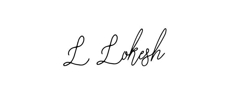 Here are the top 10 professional signature styles for the name L Lokesh. These are the best autograph styles you can use for your name. L Lokesh signature style 12 images and pictures png
