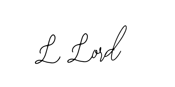 The best way (Bearetta-2O07w) to make a short signature is to pick only two or three words in your name. The name L Lord include a total of six letters. For converting this name. L Lord signature style 12 images and pictures png