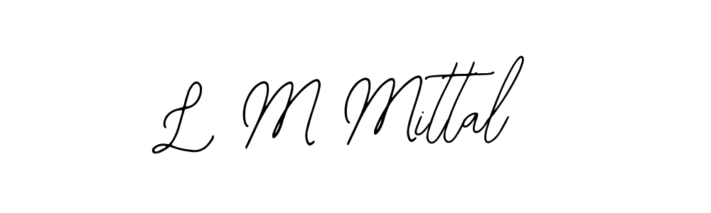 How to make L M Mittal signature? Bearetta-2O07w is a professional autograph style. Create handwritten signature for L M Mittal name. L M Mittal signature style 12 images and pictures png