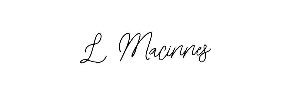 Use a signature maker to create a handwritten signature online. With this signature software, you can design (Bearetta-2O07w) your own signature for name L Macinnes. L Macinnes signature style 12 images and pictures png