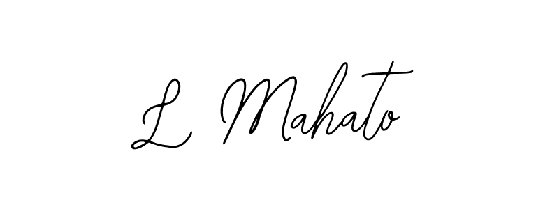 Bearetta-2O07w is a professional signature style that is perfect for those who want to add a touch of class to their signature. It is also a great choice for those who want to make their signature more unique. Get L Mahato name to fancy signature for free. L Mahato signature style 12 images and pictures png