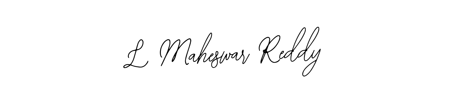 L Maheswar Reddy stylish signature style. Best Handwritten Sign (Bearetta-2O07w) for my name. Handwritten Signature Collection Ideas for my name L Maheswar Reddy. L Maheswar Reddy signature style 12 images and pictures png