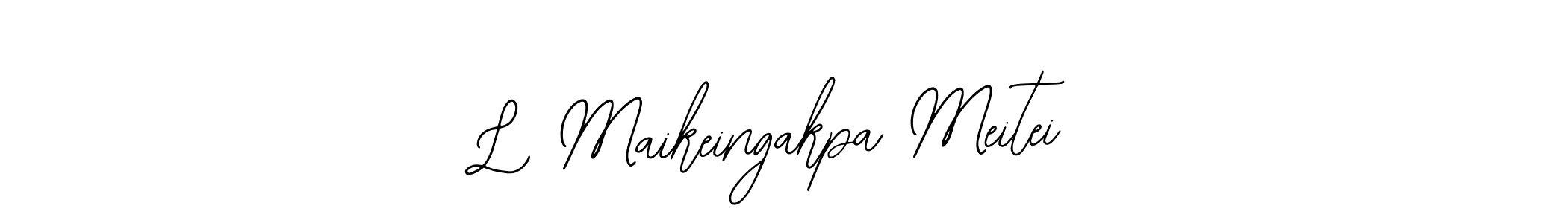 Make a beautiful signature design for name L Maikeingakpa Meitei. With this signature (Bearetta-2O07w) style, you can create a handwritten signature for free. L Maikeingakpa Meitei signature style 12 images and pictures png