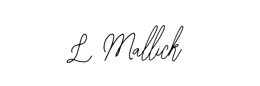 Similarly Bearetta-2O07w is the best handwritten signature design. Signature creator online .You can use it as an online autograph creator for name L Mallick. L Mallick signature style 12 images and pictures png