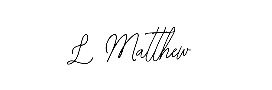 Also You can easily find your signature by using the search form. We will create L Matthew name handwritten signature images for you free of cost using Bearetta-2O07w sign style. L Matthew signature style 12 images and pictures png