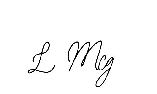 You should practise on your own different ways (Bearetta-2O07w) to write your name (L Mcg) in signature. don't let someone else do it for you. L Mcg signature style 12 images and pictures png