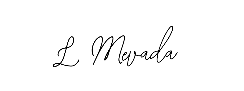 L Mevada stylish signature style. Best Handwritten Sign (Bearetta-2O07w) for my name. Handwritten Signature Collection Ideas for my name L Mevada. L Mevada signature style 12 images and pictures png