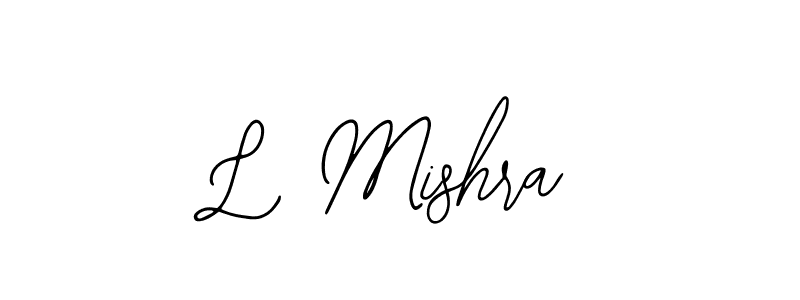 Also You can easily find your signature by using the search form. We will create L Mishra name handwritten signature images for you free of cost using Bearetta-2O07w sign style. L Mishra signature style 12 images and pictures png