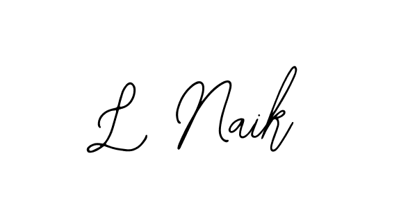 Also we have L Naik name is the best signature style. Create professional handwritten signature collection using Bearetta-2O07w autograph style. L Naik signature style 12 images and pictures png