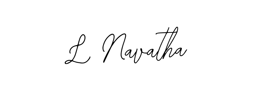 This is the best signature style for the L Navatha name. Also you like these signature font (Bearetta-2O07w). Mix name signature. L Navatha signature style 12 images and pictures png