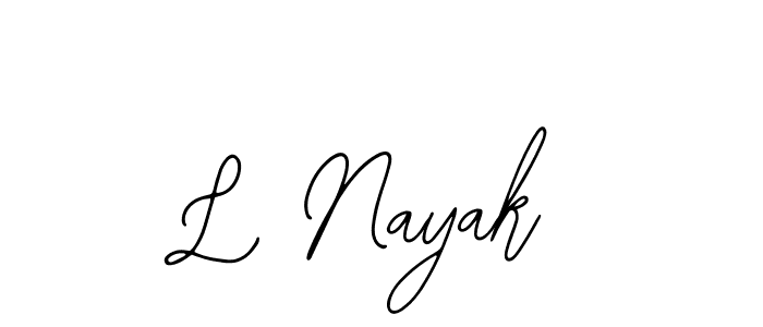 L Nayak stylish signature style. Best Handwritten Sign (Bearetta-2O07w) for my name. Handwritten Signature Collection Ideas for my name L Nayak. L Nayak signature style 12 images and pictures png