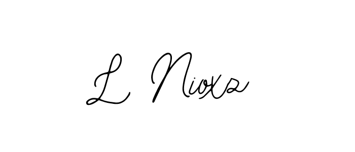 How to make L Nioxz signature? Bearetta-2O07w is a professional autograph style. Create handwritten signature for L Nioxz name. L Nioxz signature style 12 images and pictures png