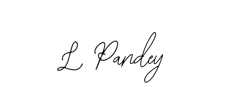 L Pandey stylish signature style. Best Handwritten Sign (Bearetta-2O07w) for my name. Handwritten Signature Collection Ideas for my name L Pandey. L Pandey signature style 12 images and pictures png