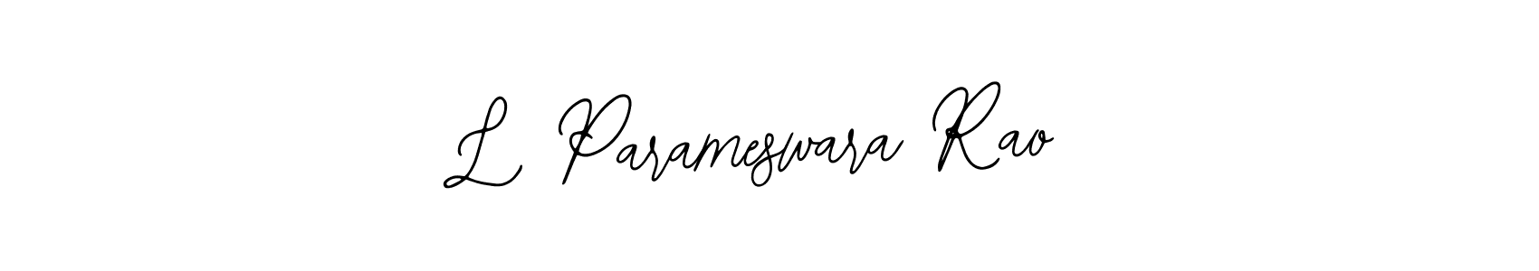 Make a beautiful signature design for name L Parameswara Rao. Use this online signature maker to create a handwritten signature for free. L Parameswara Rao signature style 12 images and pictures png