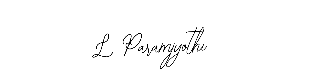 This is the best signature style for the L Paramjyothi name. Also you like these signature font (Bearetta-2O07w). Mix name signature. L Paramjyothi signature style 12 images and pictures png