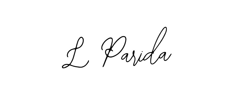 Make a beautiful signature design for name L Parida. Use this online signature maker to create a handwritten signature for free. L Parida signature style 12 images and pictures png