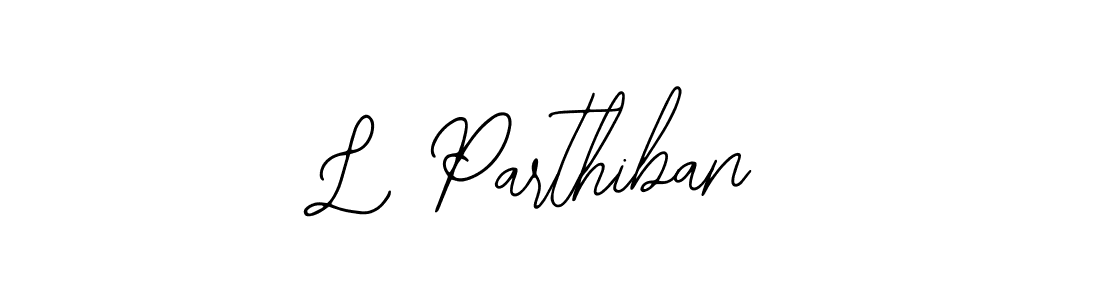 The best way (Bearetta-2O07w) to make a short signature is to pick only two or three words in your name. The name L Parthiban include a total of six letters. For converting this name. L Parthiban signature style 12 images and pictures png