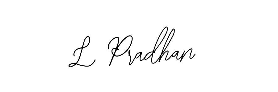 L Pradhan stylish signature style. Best Handwritten Sign (Bearetta-2O07w) for my name. Handwritten Signature Collection Ideas for my name L Pradhan. L Pradhan signature style 12 images and pictures png