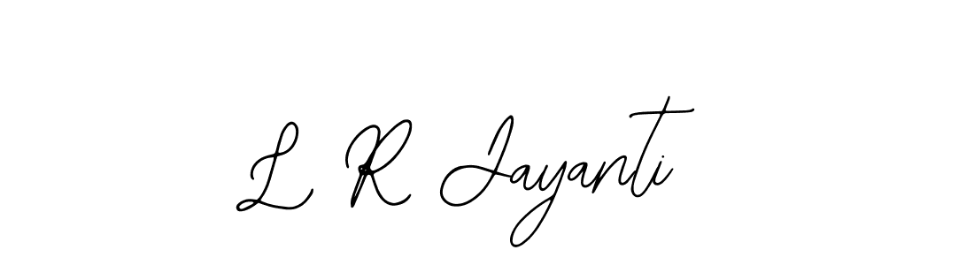 if you are searching for the best signature style for your name L R Jayanti. so please give up your signature search. here we have designed multiple signature styles  using Bearetta-2O07w. L R Jayanti signature style 12 images and pictures png