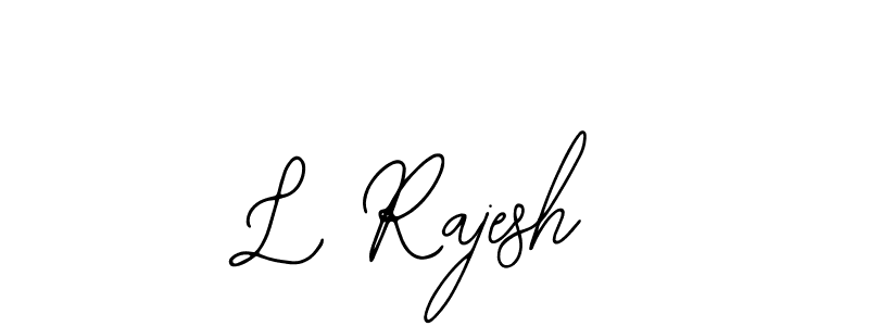 How to Draw L Rajesh signature style? Bearetta-2O07w is a latest design signature styles for name L Rajesh. L Rajesh signature style 12 images and pictures png