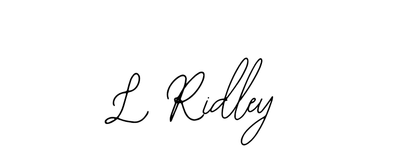 This is the best signature style for the L Ridley name. Also you like these signature font (Bearetta-2O07w). Mix name signature. L Ridley signature style 12 images and pictures png