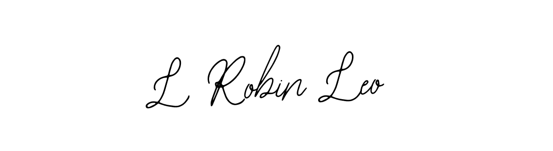 Also You can easily find your signature by using the search form. We will create L Robin Leo name handwritten signature images for you free of cost using Bearetta-2O07w sign style. L Robin Leo signature style 12 images and pictures png