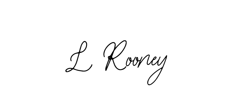 Create a beautiful signature design for name L Rooney. With this signature (Bearetta-2O07w) fonts, you can make a handwritten signature for free. L Rooney signature style 12 images and pictures png