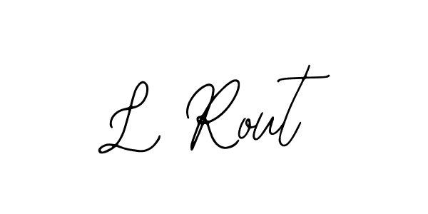 Similarly Bearetta-2O07w is the best handwritten signature design. Signature creator online .You can use it as an online autograph creator for name L Rout. L Rout signature style 12 images and pictures png