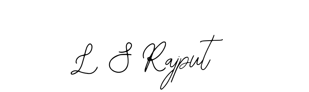 Use a signature maker to create a handwritten signature online. With this signature software, you can design (Bearetta-2O07w) your own signature for name L S Rajput. L S Rajput signature style 12 images and pictures png