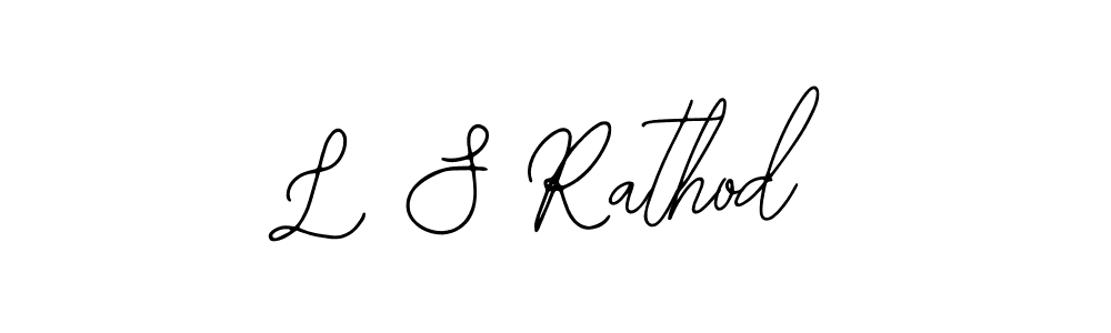 Use a signature maker to create a handwritten signature online. With this signature software, you can design (Bearetta-2O07w) your own signature for name L S Rathod. L S Rathod signature style 12 images and pictures png