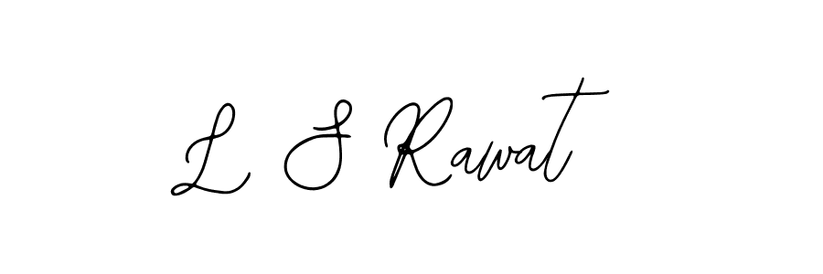 You should practise on your own different ways (Bearetta-2O07w) to write your name (L S Rawat) in signature. don't let someone else do it for you. L S Rawat signature style 12 images and pictures png